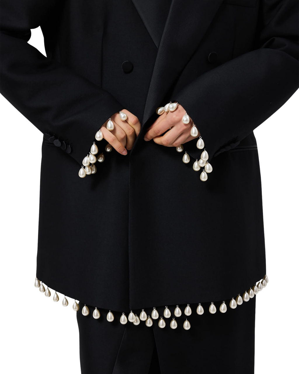 Kimhe Kim - Pearl Embellished Tuxedo (Black) product image 12 | TRAB K-Fashion Australia