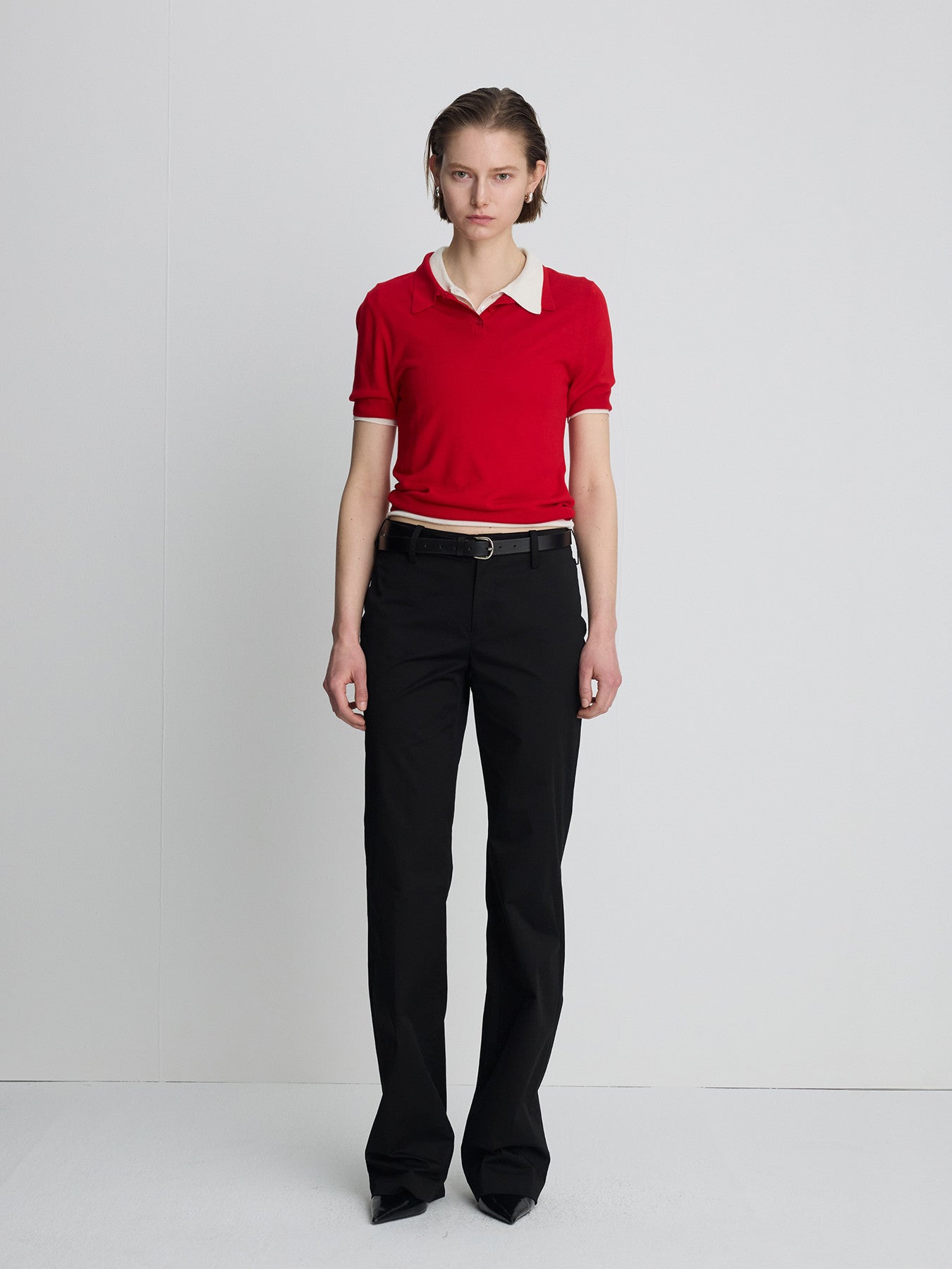 Tonywack - Cotton Straight Trousers (Black) product image 1 | TRAB K-Fashion Australia
