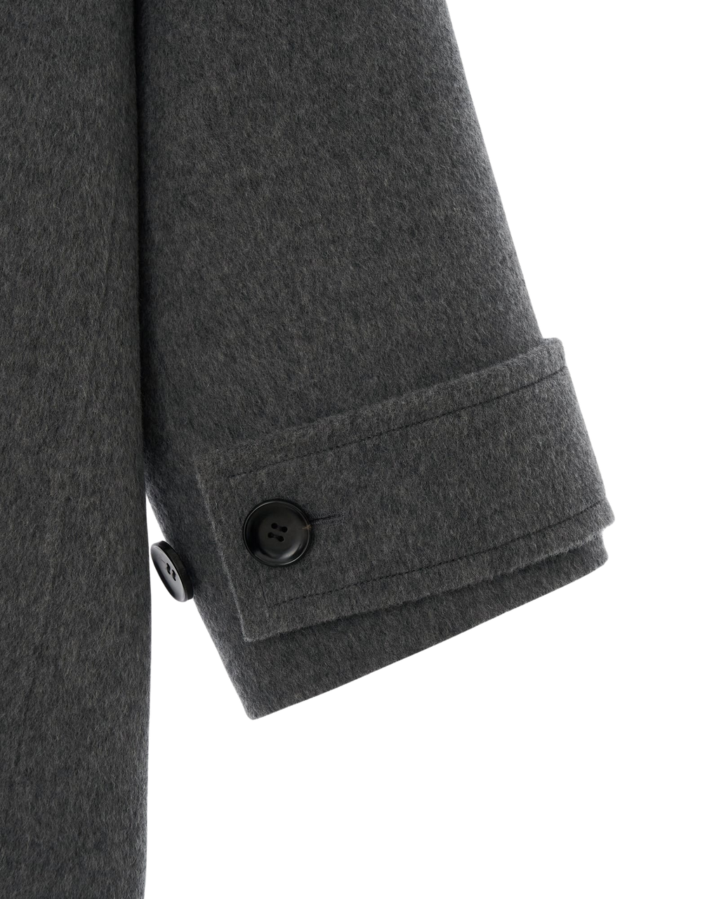 Kimhe Kim - Scarf Detail Half Coat (Charcoal) product image 15 | TRAB K-Fashion Australia