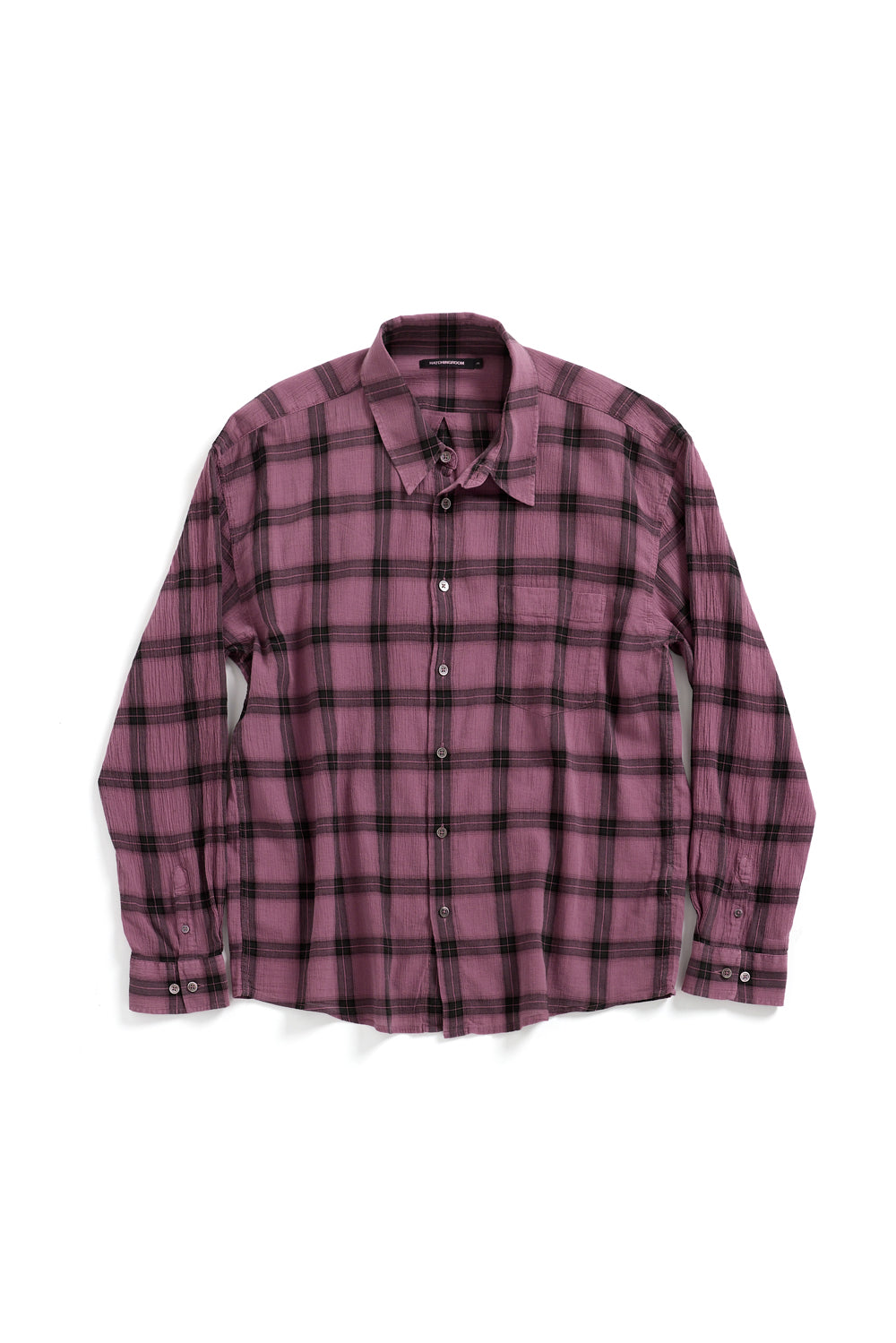 Hatchingroom - Classic Shirt Over Dyed Check (Pink) product image 1 | TRAB K-Fashion Australia