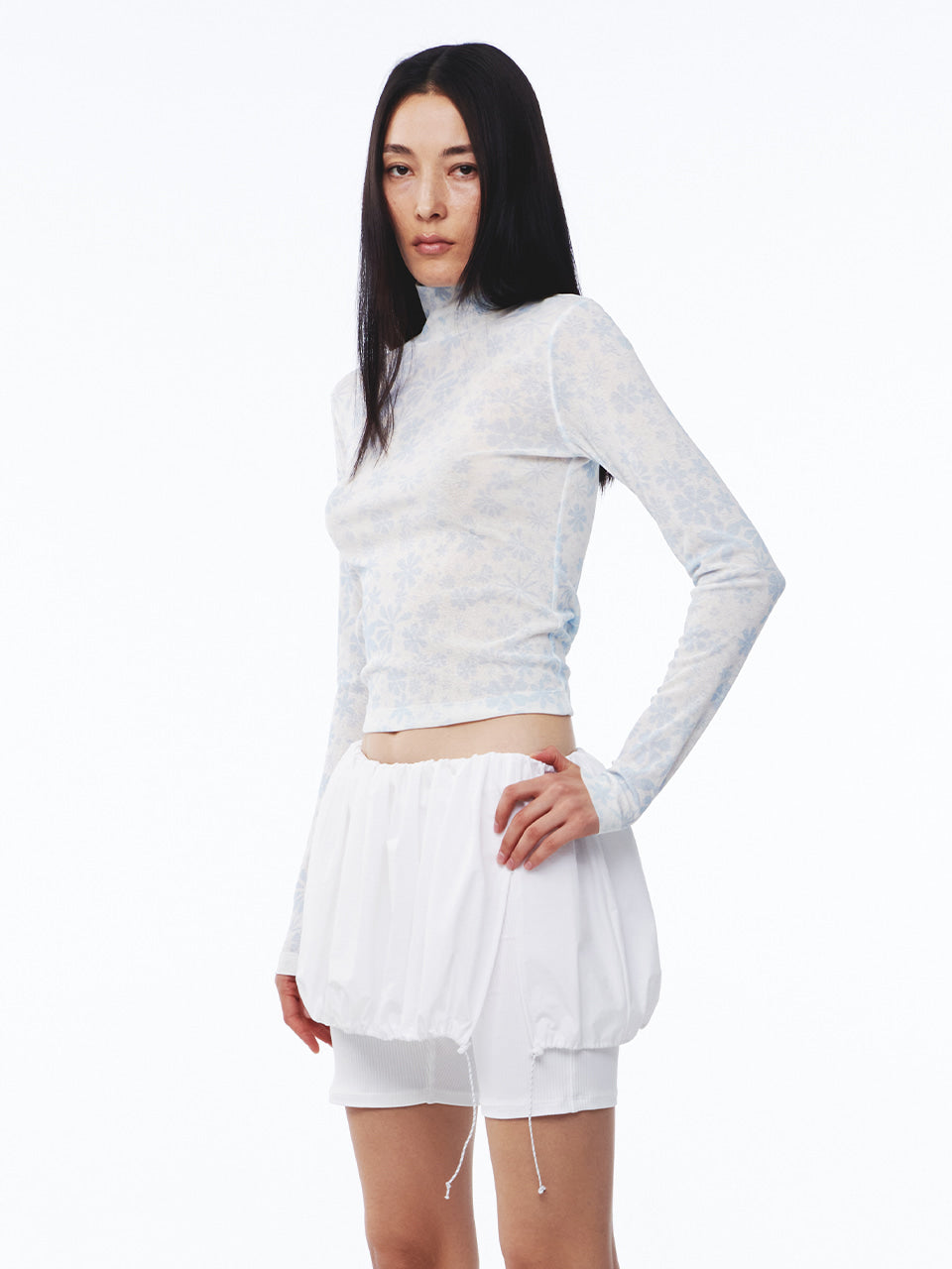 Kijun - Puff Layered Shorts (Off-White) product image 6 | TRAB K-Fashion Australia
