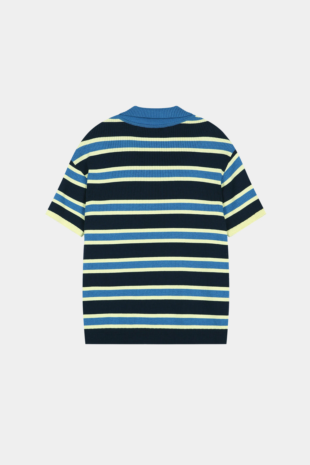 Andersson Bell - Brad Stripe Polo Sweater (Blue/Navy) product image 8 | TRAB K-Fashion Australia