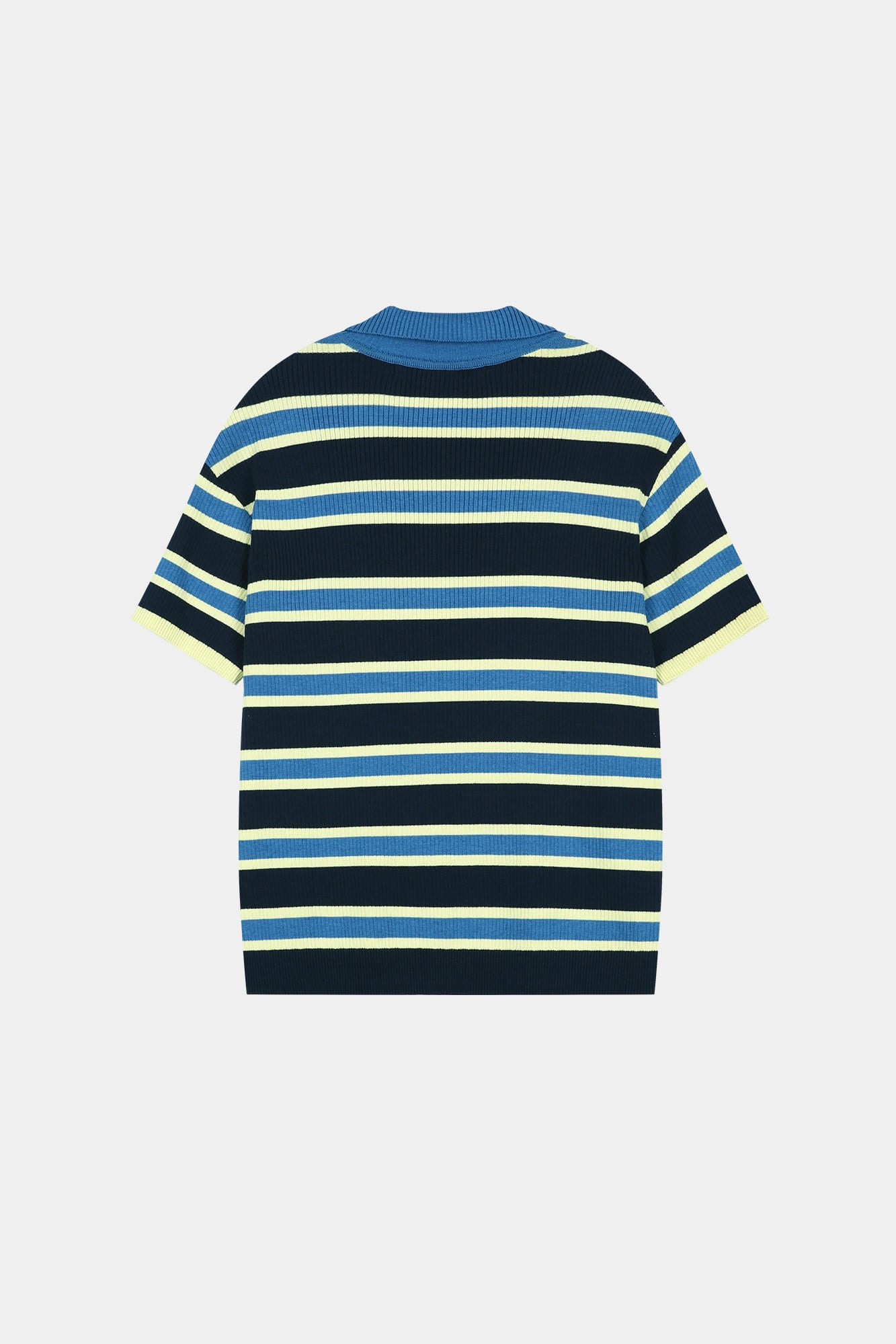 Andersson Bell - Brad Stripe Polo Sweater (Blue/Navy) product image 8 | TRAB K-Fashion Australia