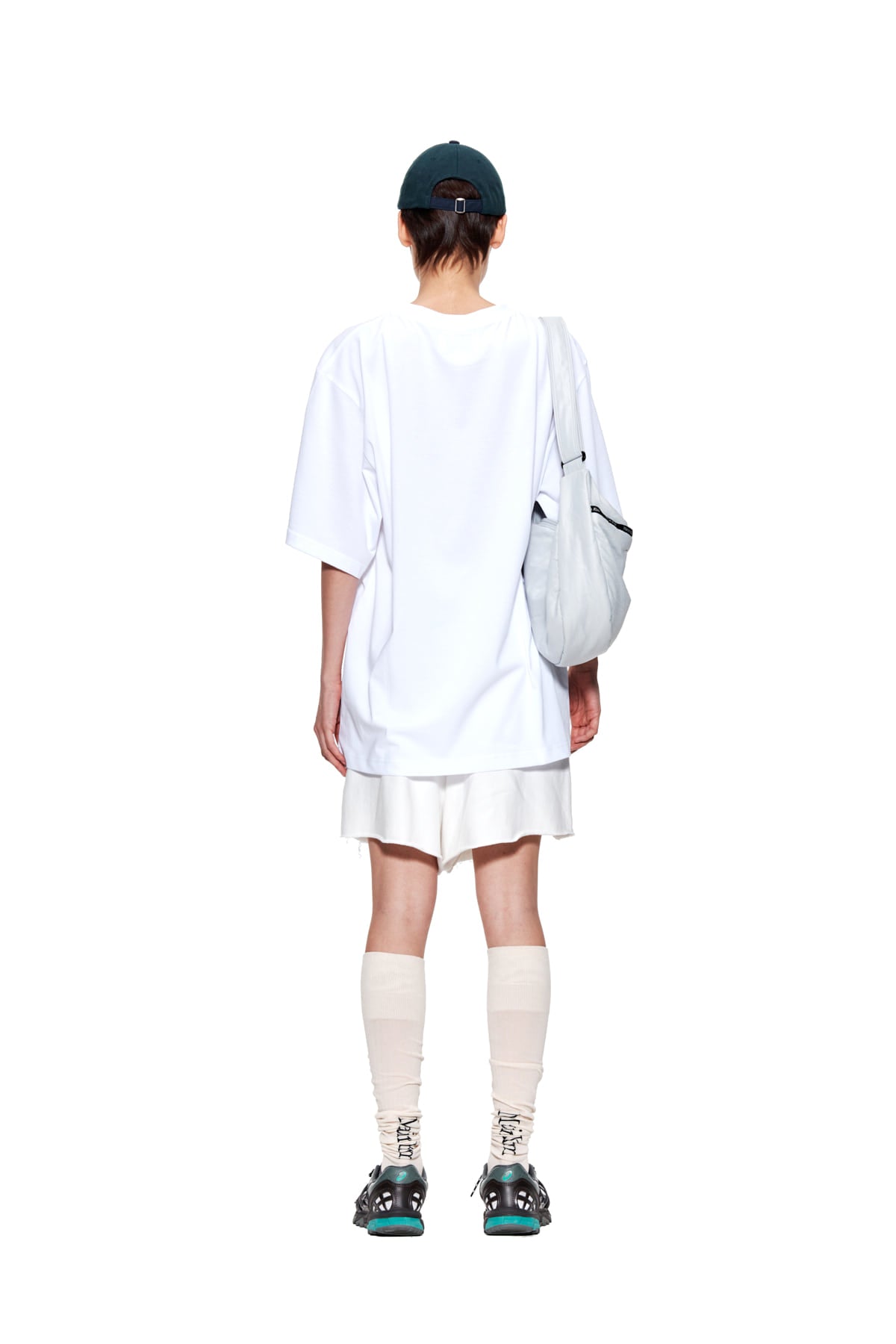 Matin Kim - Matin Embroidery Logo Top (White) product image 7 | TRAB K-Fashion Australia
