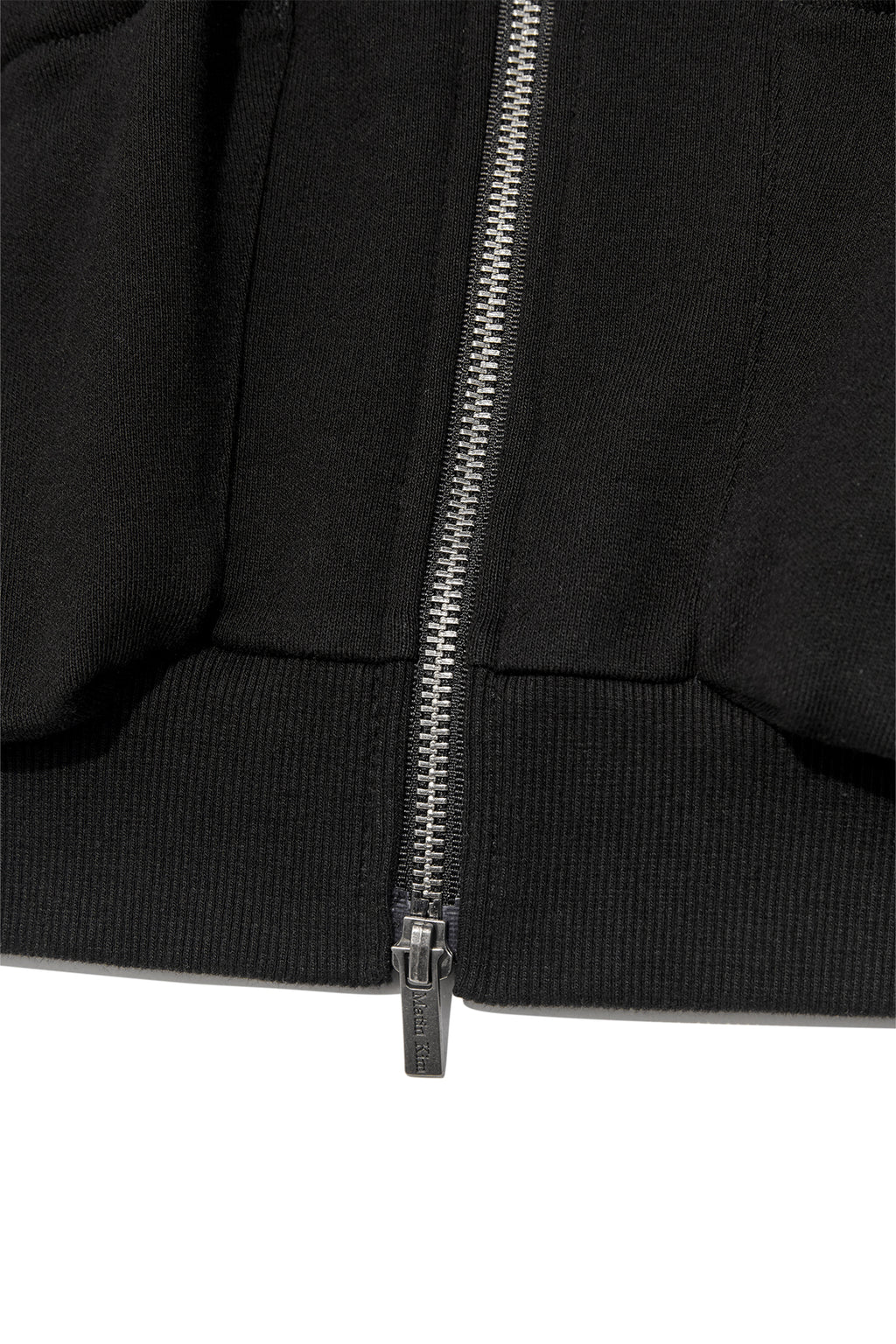 Matin Kim - Volume Pocket Crop Hoody Zip Up (Black) product image 5 | TRAB K-Fashion Australia