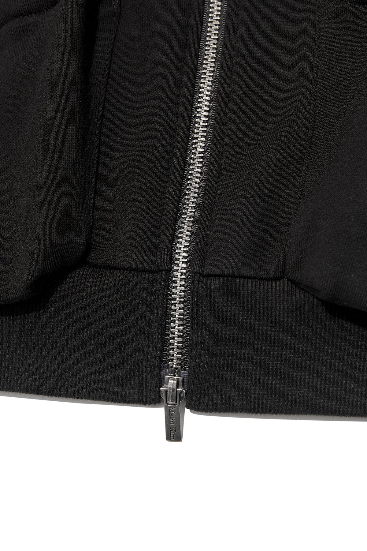 Matin Kim - Volume Pocket Crop Hoody Zip Up (Black) product image 5 | TRAB K-Fashion Australia