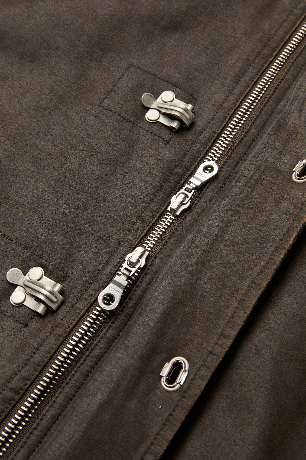 Coor - Washed Soft Feel Deck Hook Bomber Jacket (Washed Brown) product image 6 | TRAB K-Fashion Australia