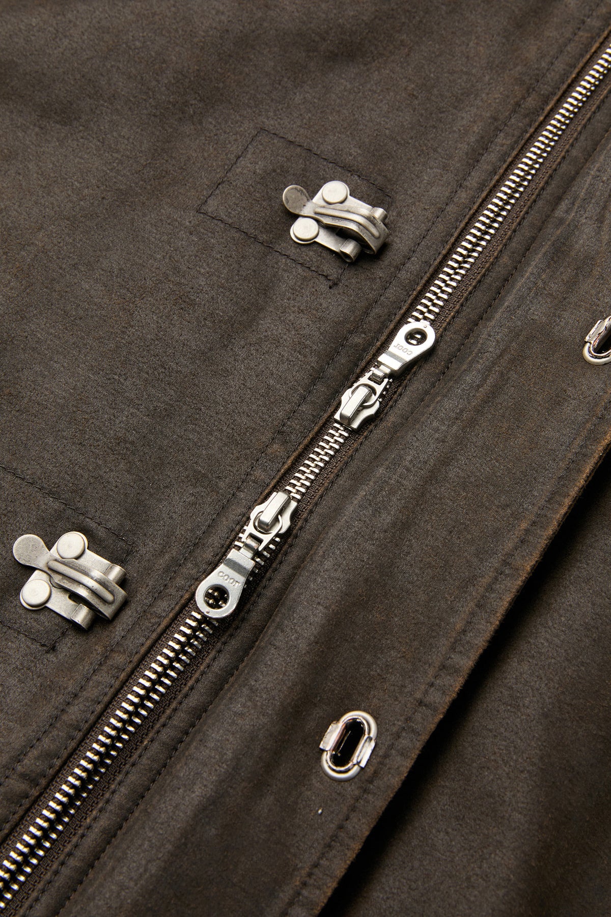 Coor - Washed Soft Feel Deck Hook Bomber Jacket (Washed Brown) product image 6 | TRAB K-Fashion Australia
