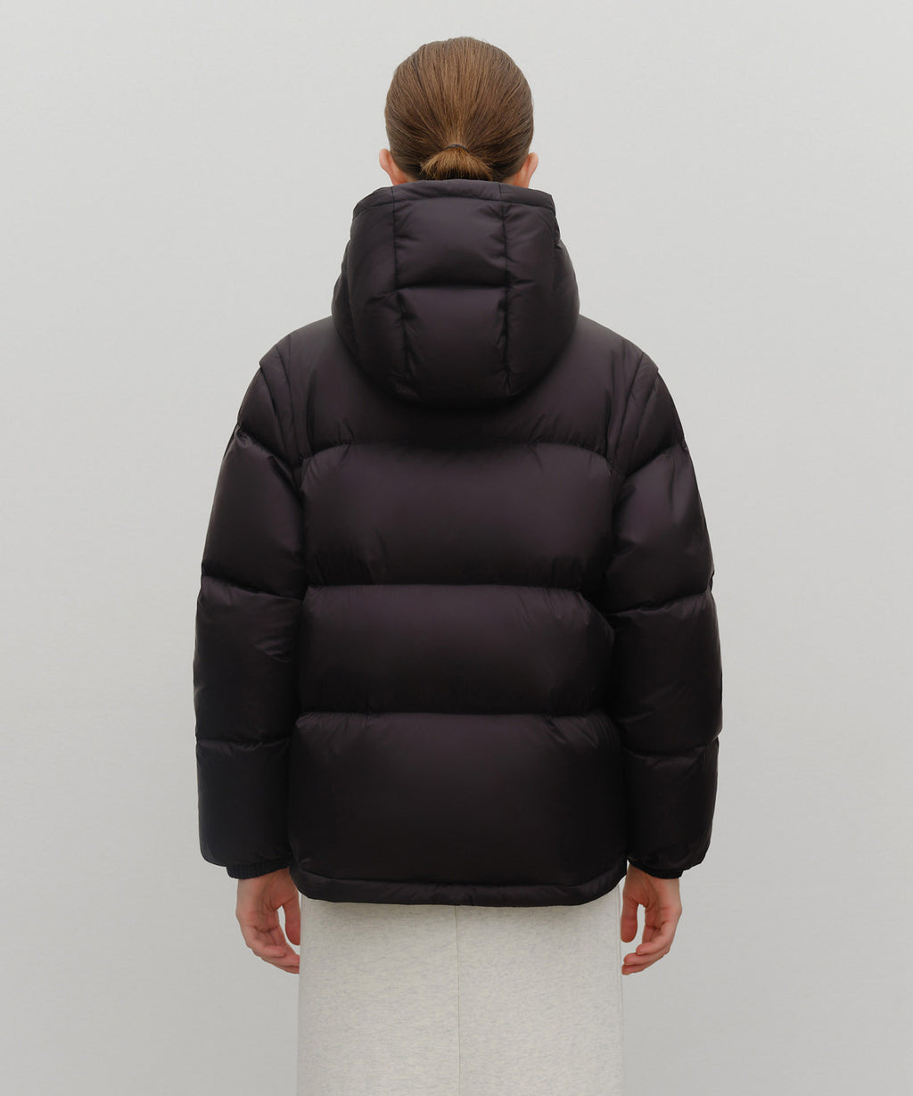 Marithe & Francois Girbaud - Detatchable Down Jacket (Black) product image 2 | TRAB K-Fashion Australia