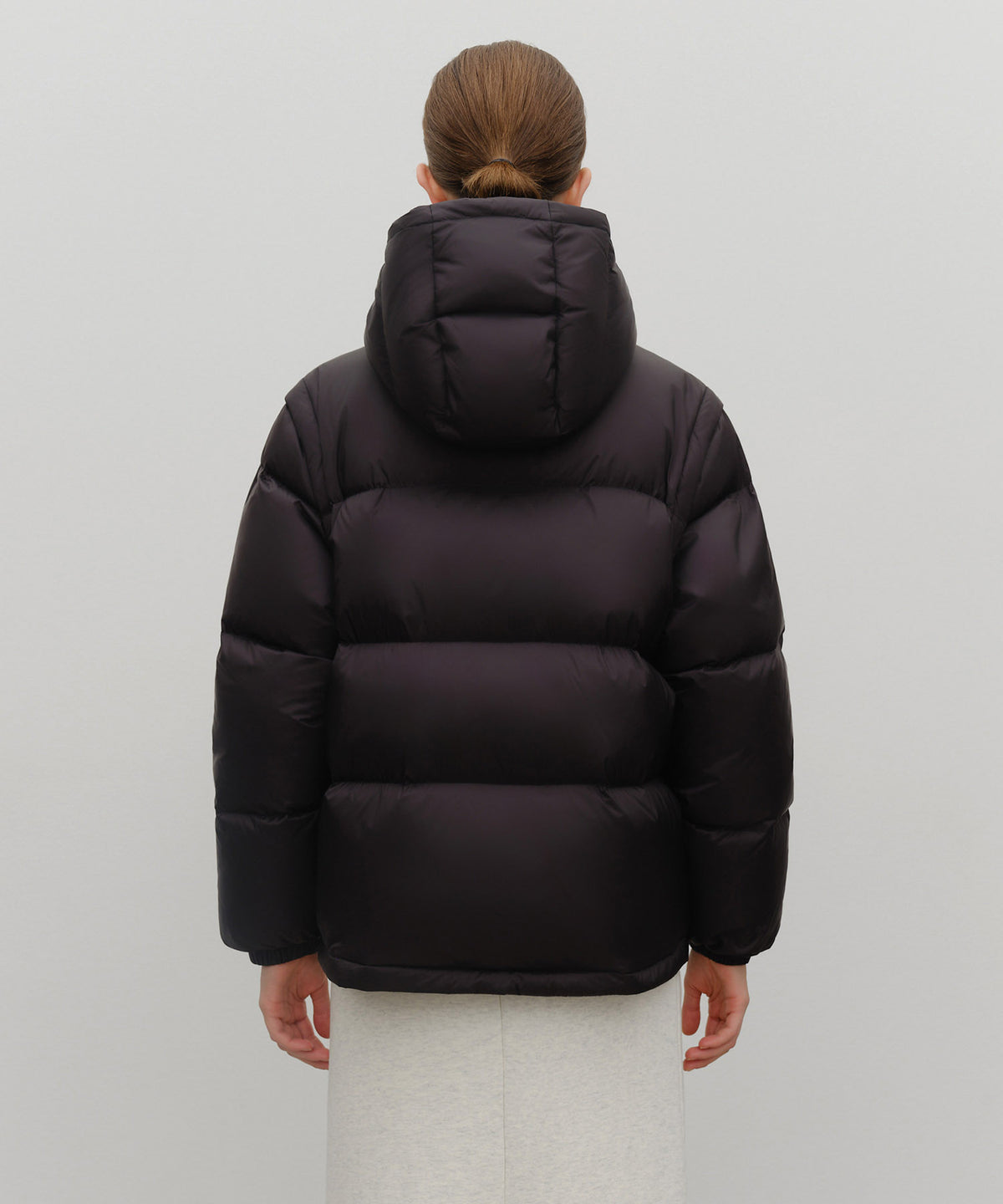 Marithe & Francois Girbaud - Detatchable Down Jacket (Black) product image 2 | TRAB K-Fashion Australia