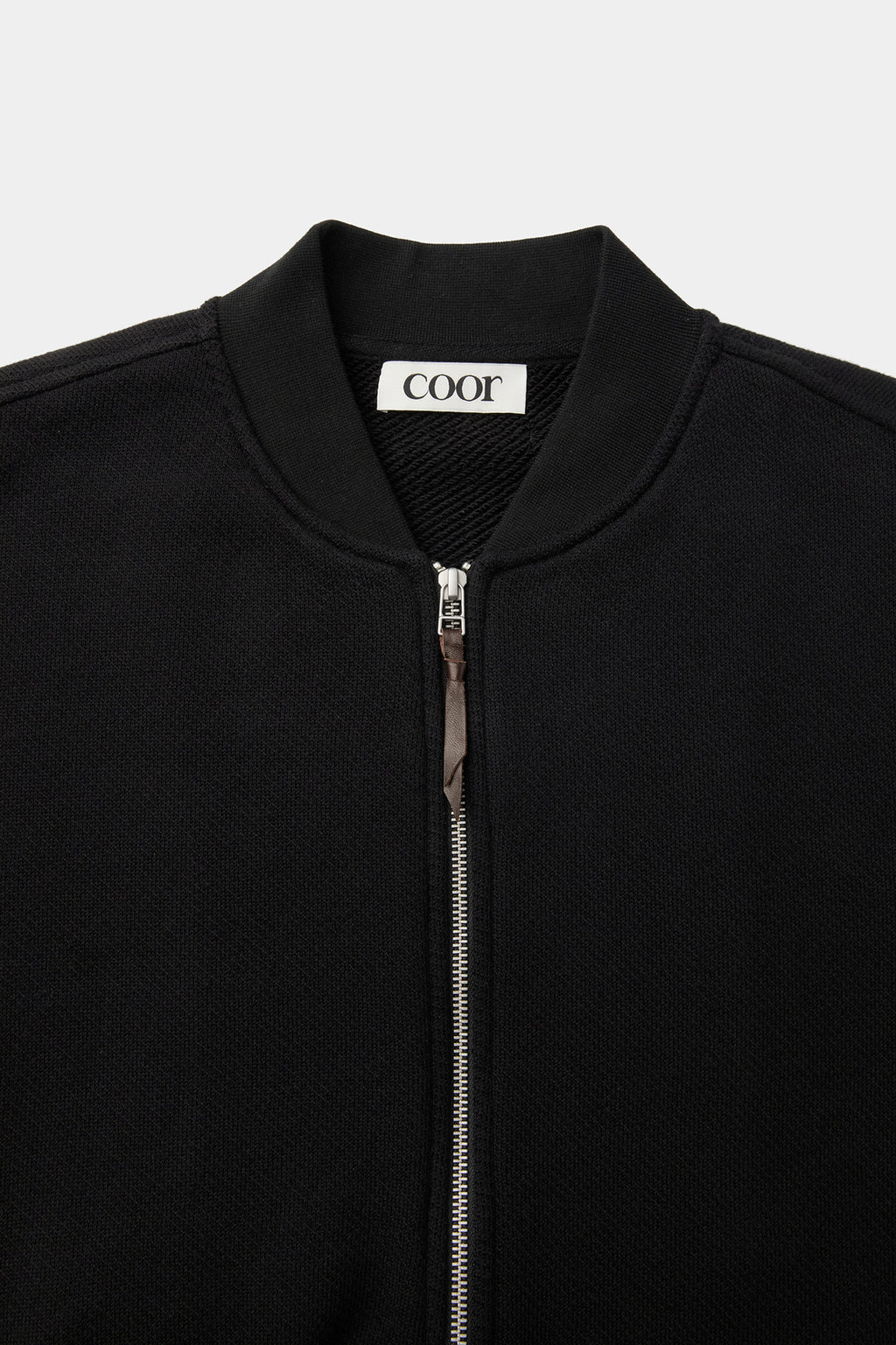 Coor - Cotton Aviation Sweat Zip Up (Black) product image 5 | TRAB K-Fashion Australia