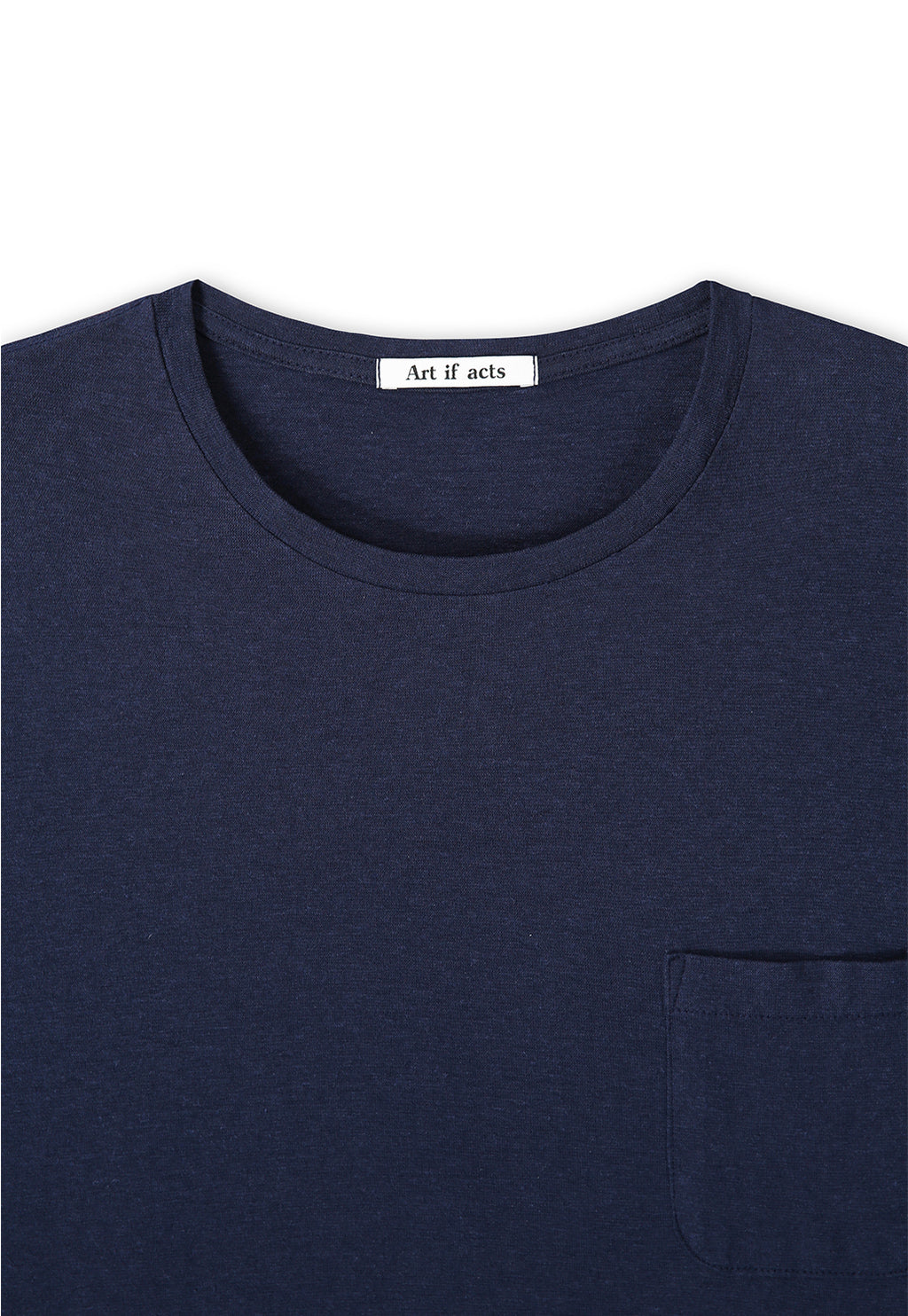 Art if acts - Linen Pocket Tee (Navy) product image 8 | TRAB K-Fashion Australia