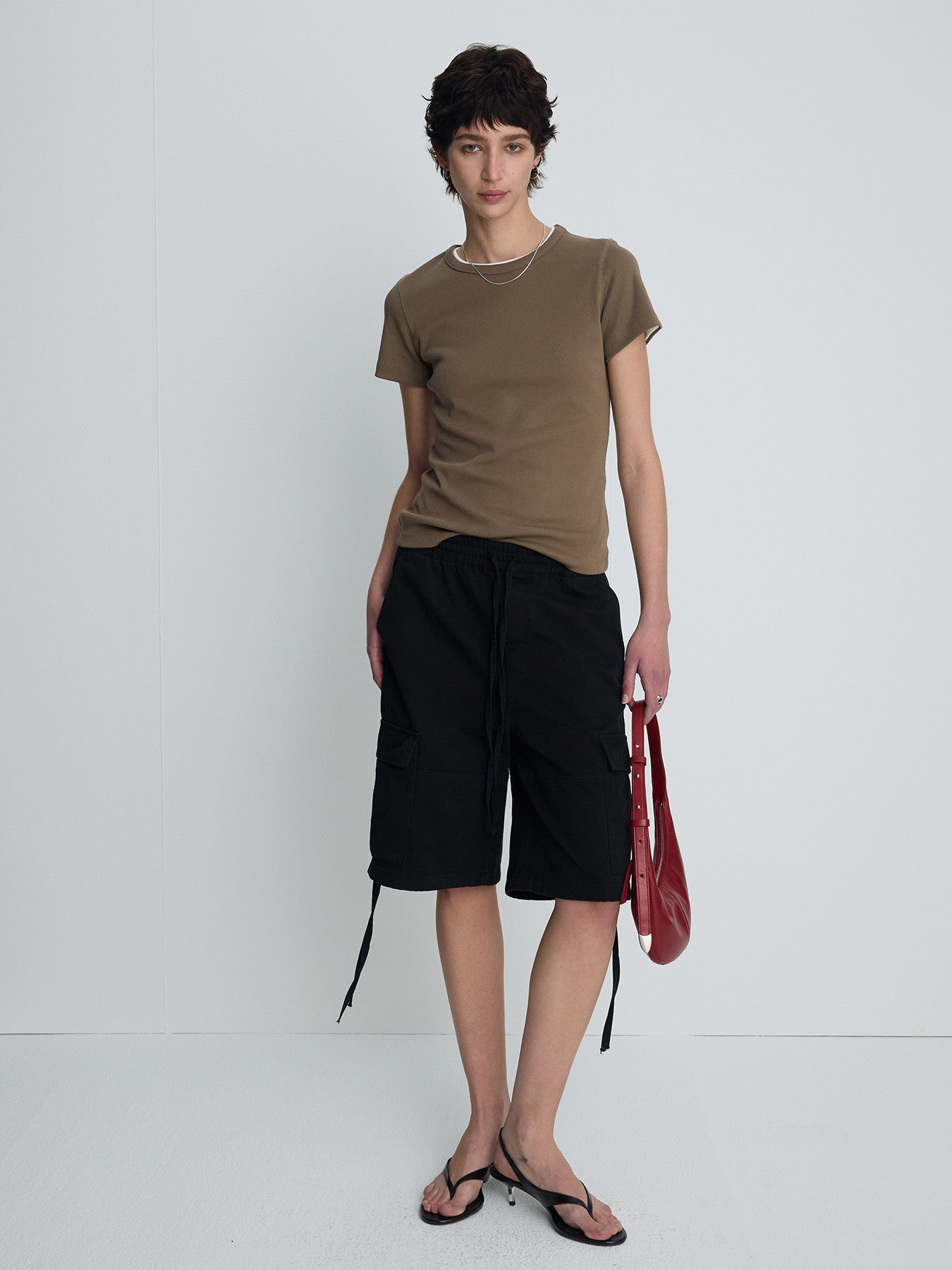 Tonywack - Garment-Washed Cargo Shorts (Black) product image 1 | TRAB K-Fashion Australia