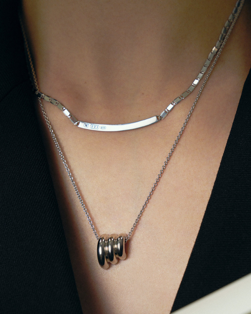 Numbering - ID Bar Necklace #7851 product image 1 | TRAB K-Fashion Australia