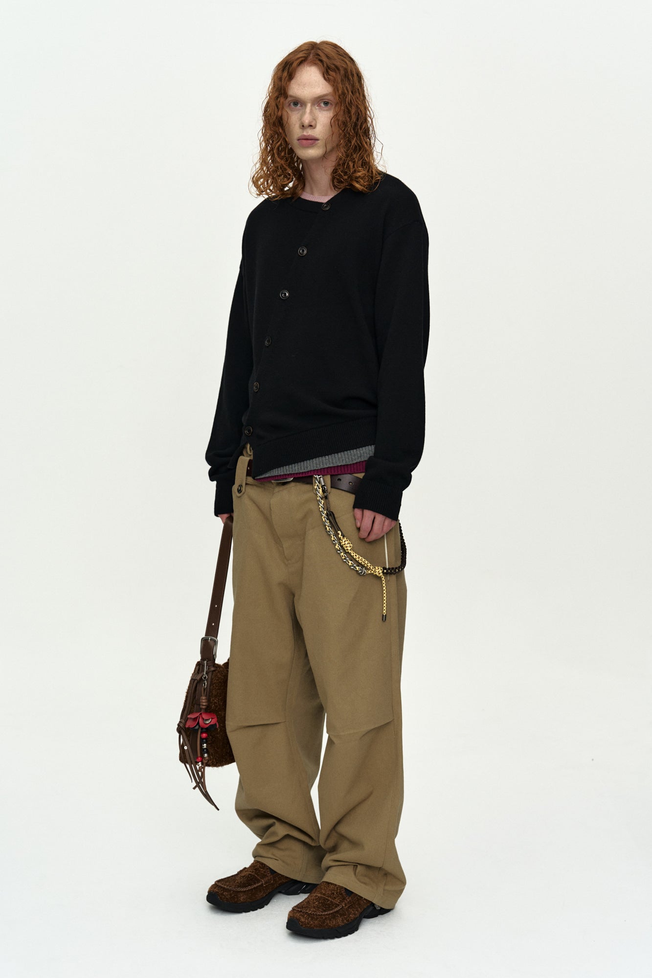 Andersson Bell - Layered Cardigan (Black) product image 3 | TRAB K-Fashion Australia