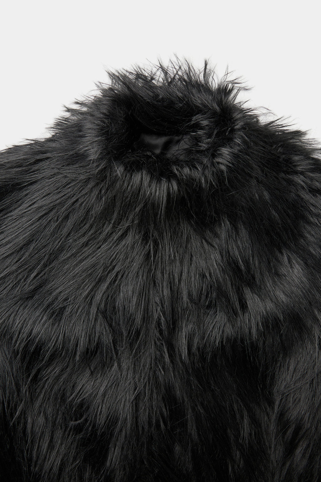 Coor - Long Hair Faux Fur Coat (Black) product image 5 | TRAB K-Fashion Australia