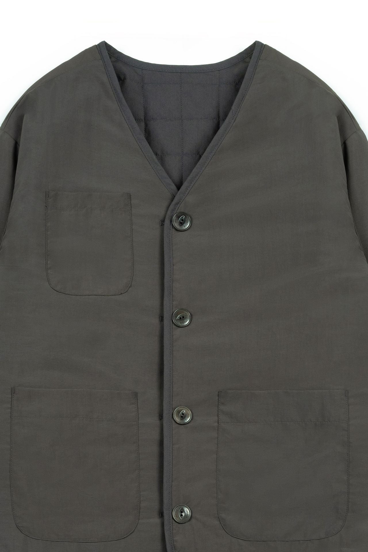 Ioedle - Welcome Gate Quilted Jacket (Charcoal) product image 9 | TRAB K-Fashion Australia