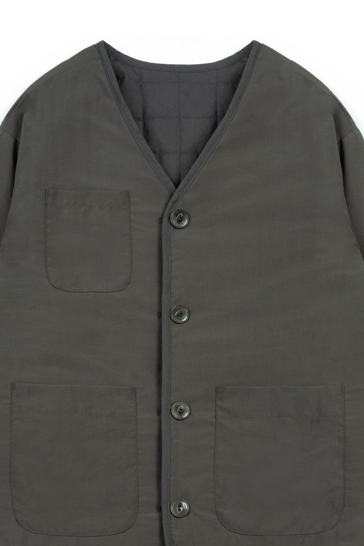 Ioedle - Welcome Door Quilted Jacket (Charcoal) product image 9 | TRAB K-Fashion Australia