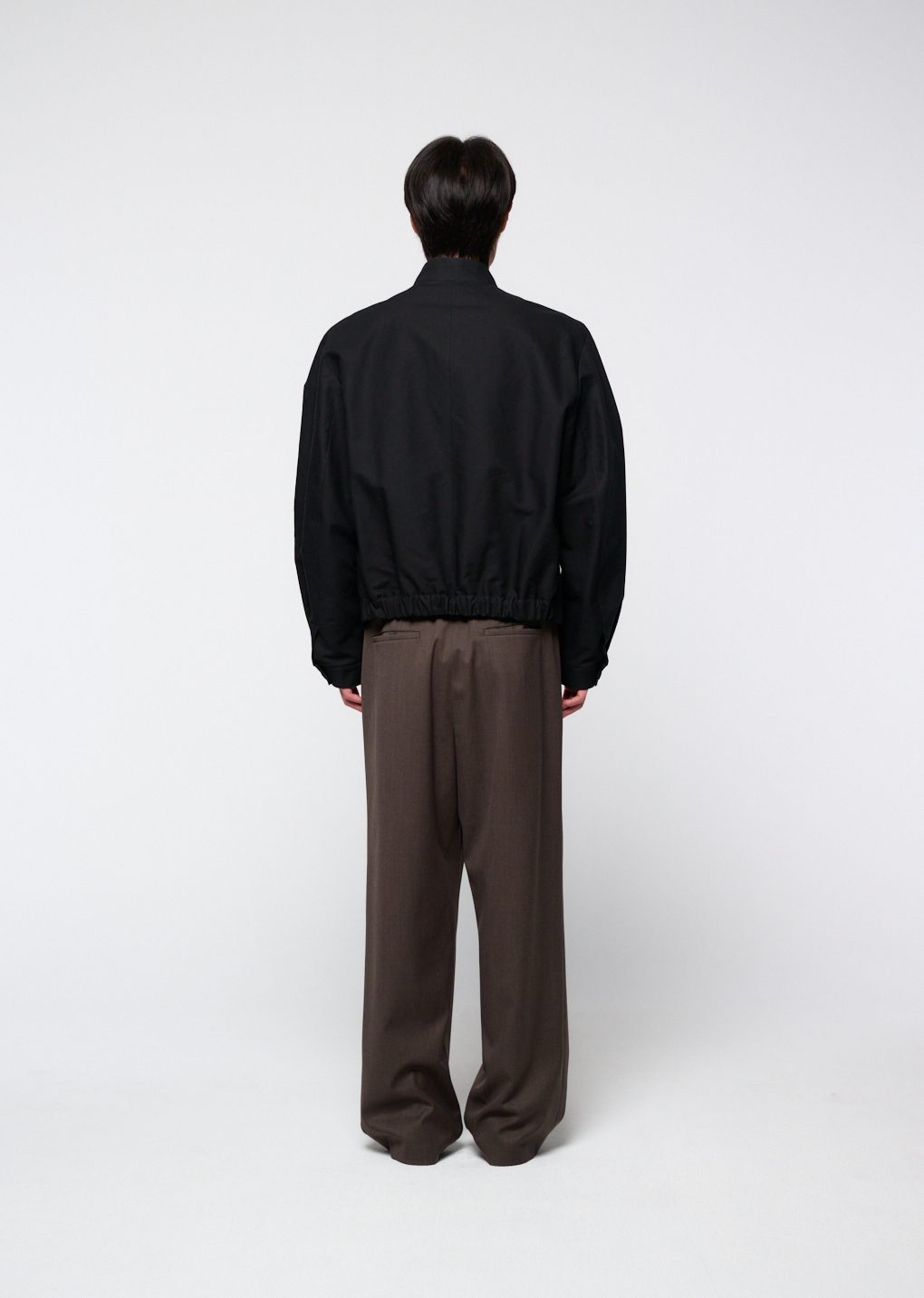 Amomento - Cotton curved jumper (Black) product image 4 | TRAB K-Fashion Australia