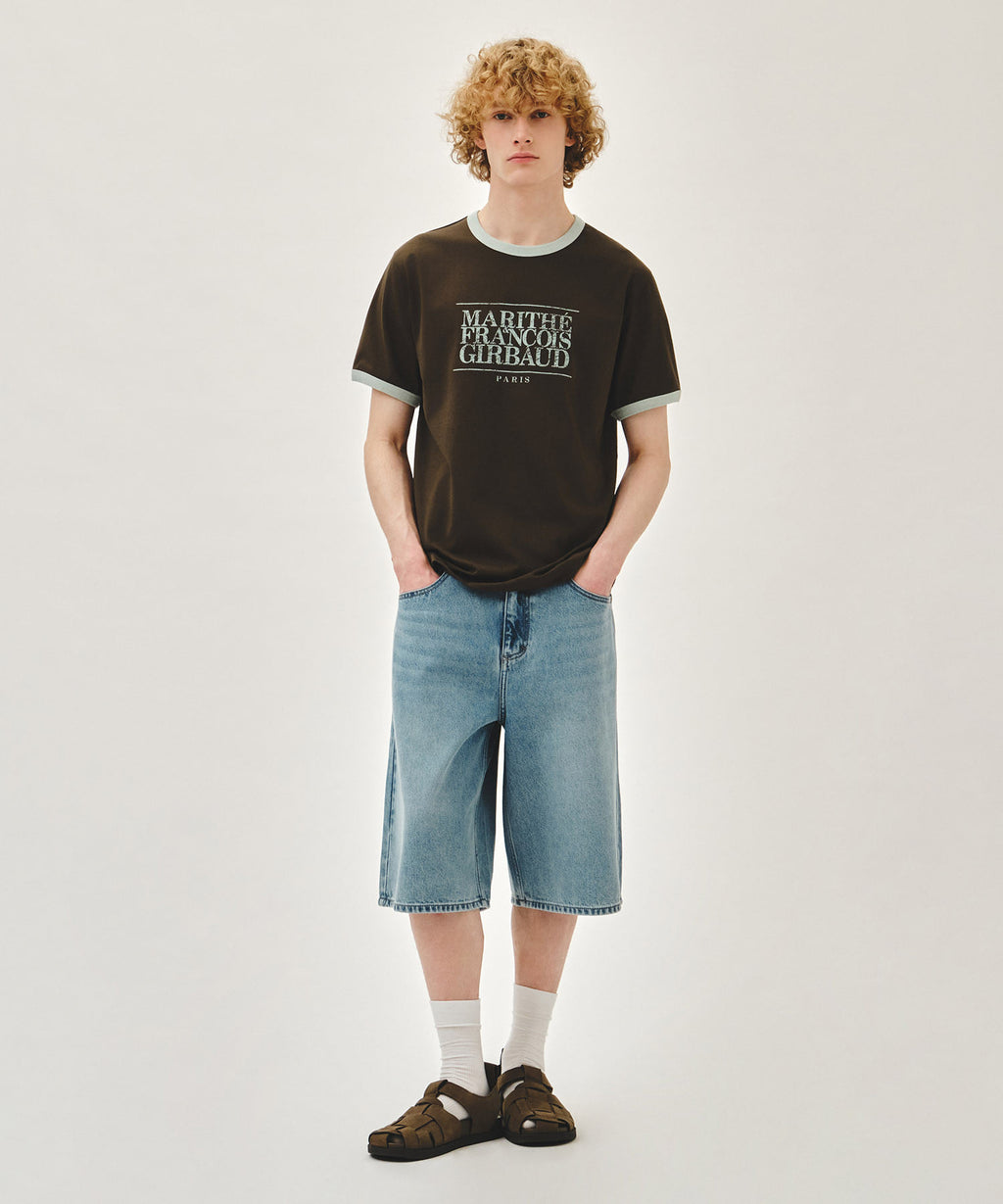 Marithe & Francois Girbaud - Bermuda Denim Pants (Light Blue) product image 3 | TRAB K-Fashion Australia