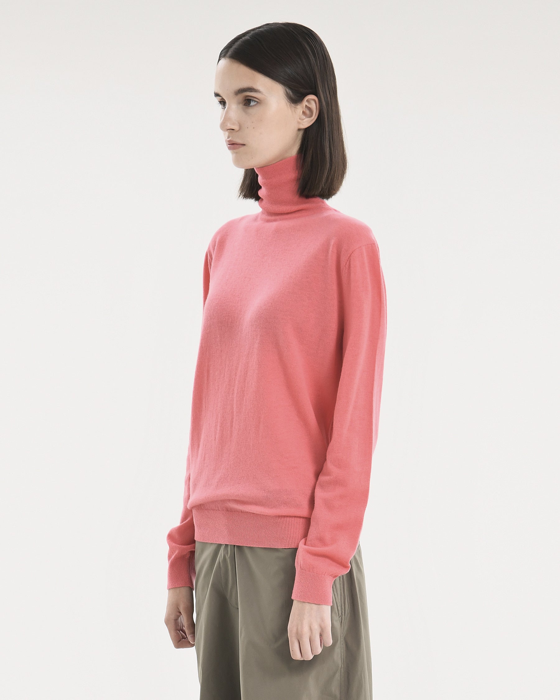 Brownyard - Merino Wool Turtle Neck Knit (Pink) product image 3 | TRAB K-Fashion Australia