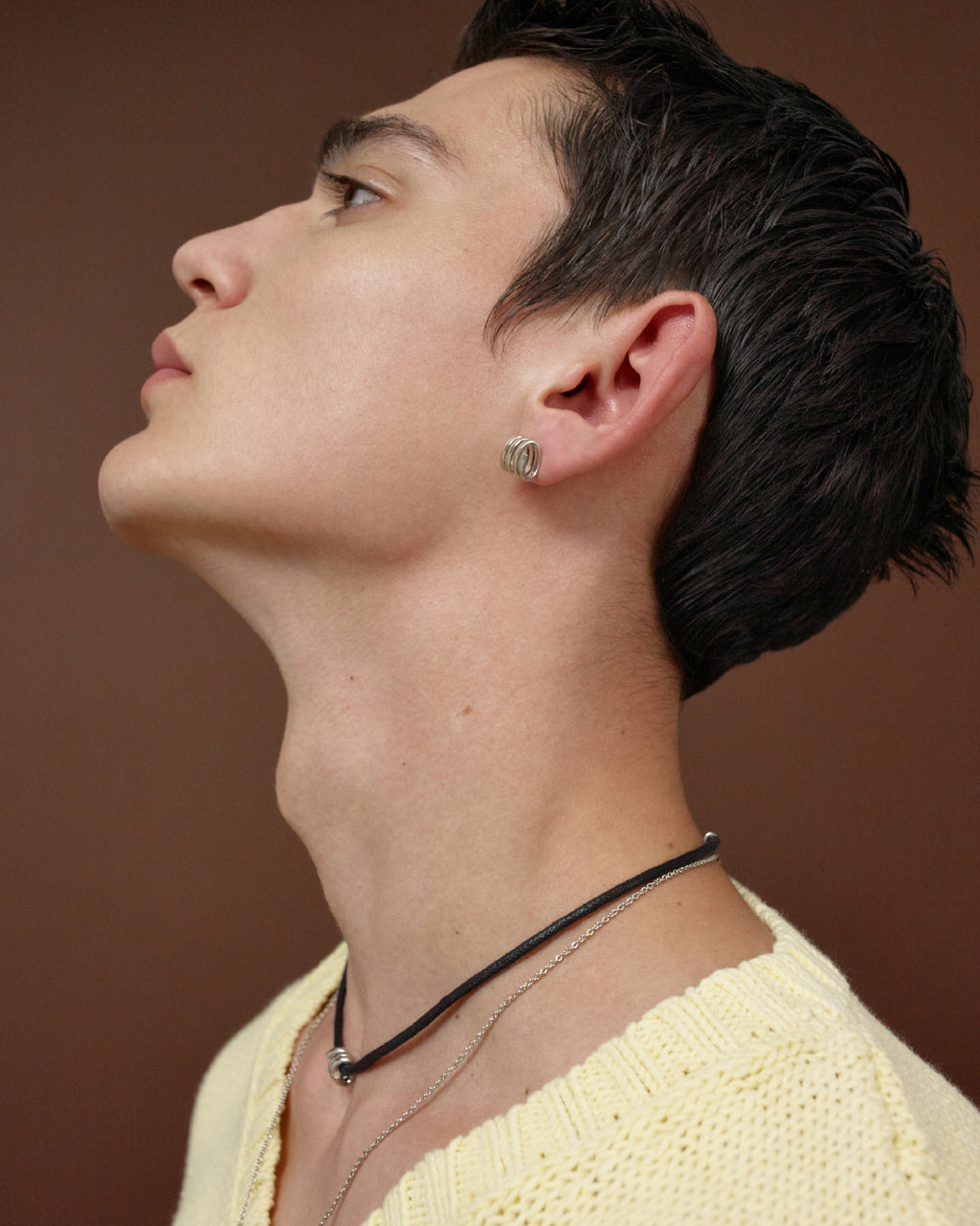 Numbering - Flat Coil Earrings #4105 product image 2 | TRAB K-Fashion Australia