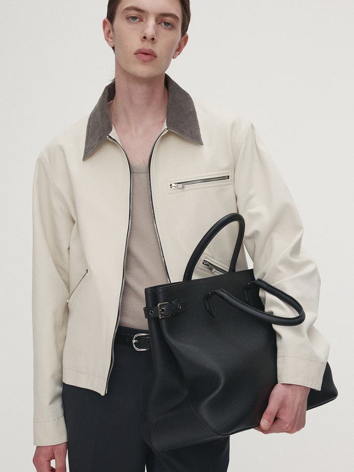 Tonywack - Washed Corduroy Collar Work Jacket (Ecru) product image 5 | TRAB K-Fashion Australia