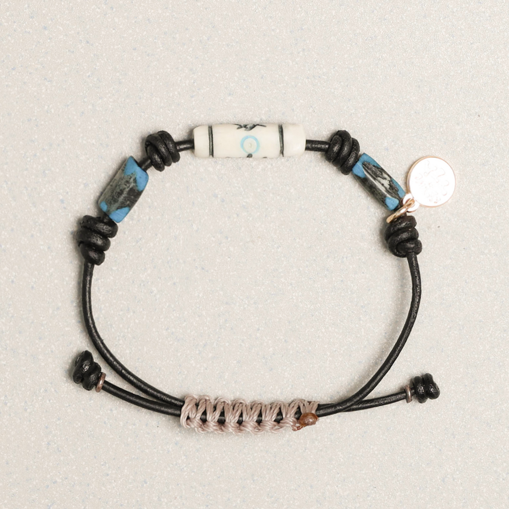 Towtow Archive - [Pre-Order – Ships June 28] New Ethnic Wave Bracelet (Blue) product image 1 | TRAB K-Fashion Australia