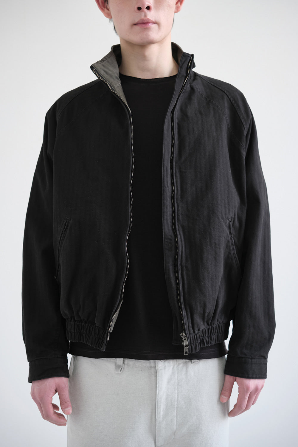 Hatchingroom - Delave Jacket Herringbone (Black) product image 5 | TRAB K-Fashion Australia
