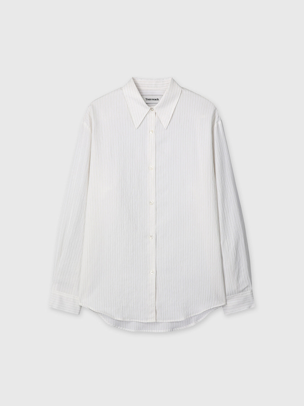 Tonywack - Airy Striped Over Shirt (Ivory) product image 11 | TRAB K-Fashion Australia