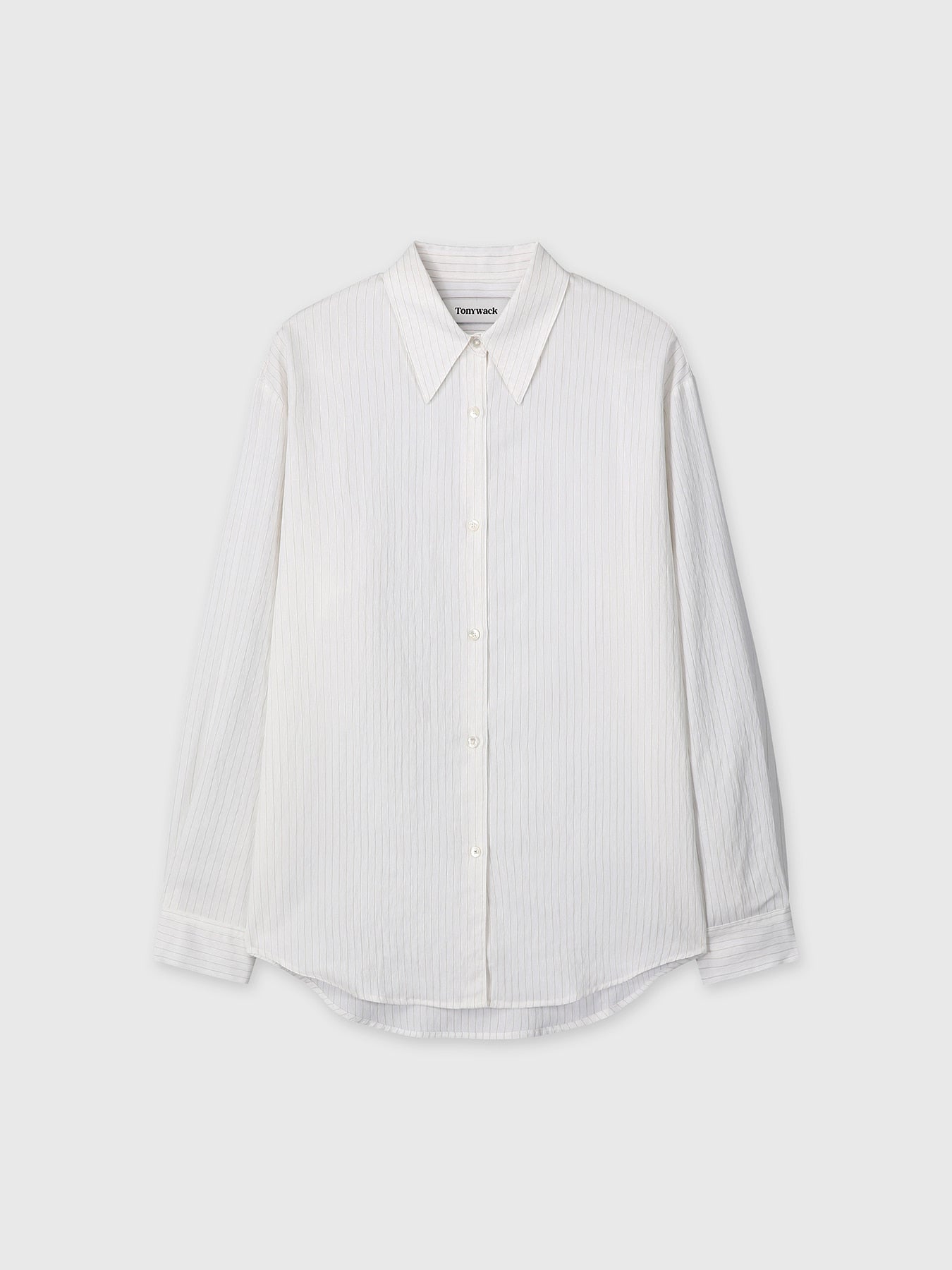 Tonywack - Airy Striped Over Shirt (Ivory) product image 11 | TRAB K-Fashion Australia