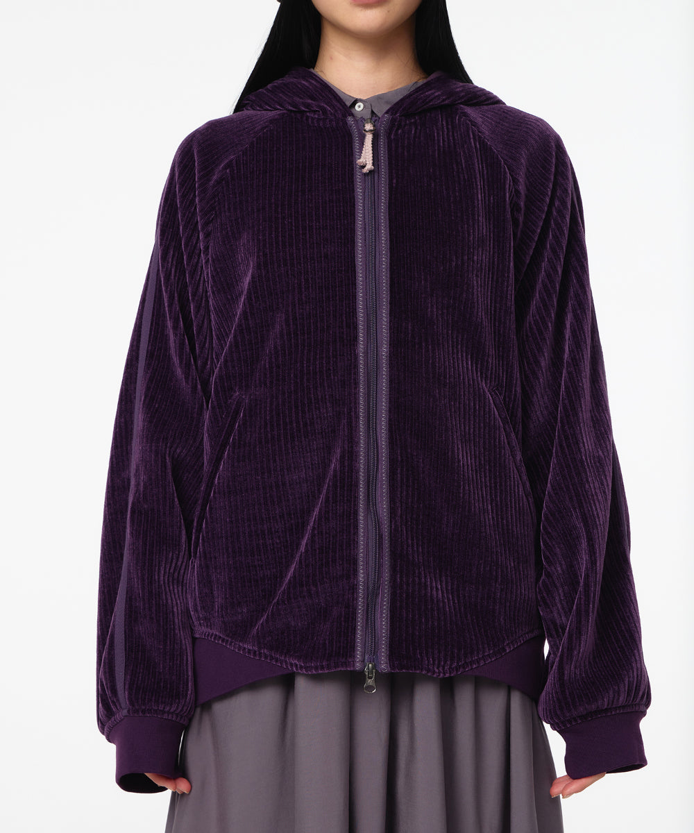 Coyseio - Velour Zip-Up Hoodie (Purple) product image 4 | TRAB K-Fashion Australia