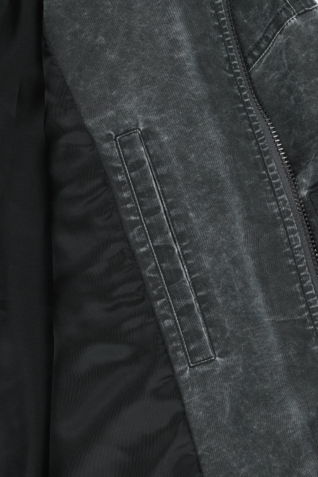 Matin Kim - Pigment Coated Back Logo Jumper (Charcoal) product image 7 | TRAB K-Fashion Australia