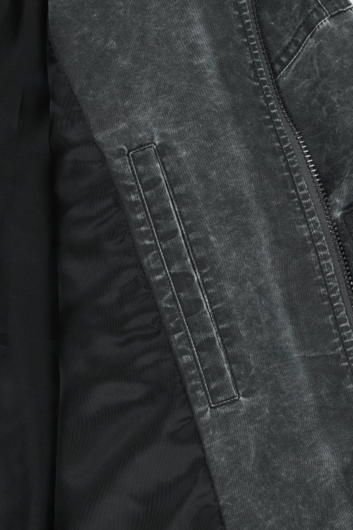 Matin Kim - Pigment Coated Back Logo Jumper (Charcoal) product image 7 | TRAB K-Fashion Australia