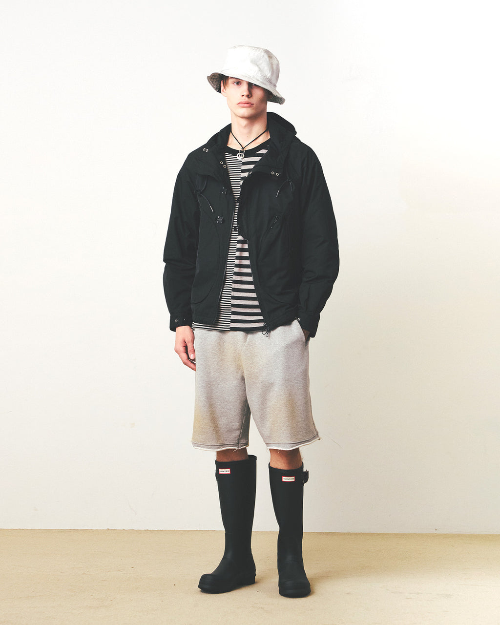 Eastlogue - Deck Hoodie Parka (Black Ripstop) product image 4 | TRAB K-Fashion Australia