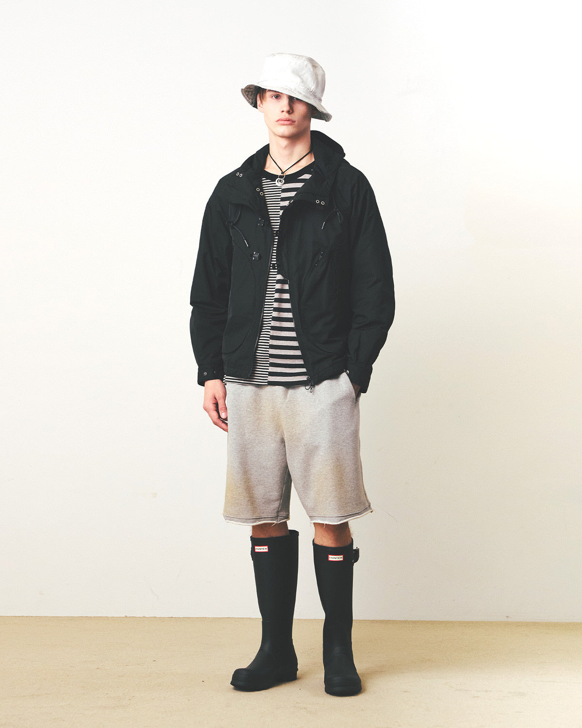 Eastlogue - Deck Hoodie Parka (Black Ripstop) product image 4 | TRAB K-Fashion Australia