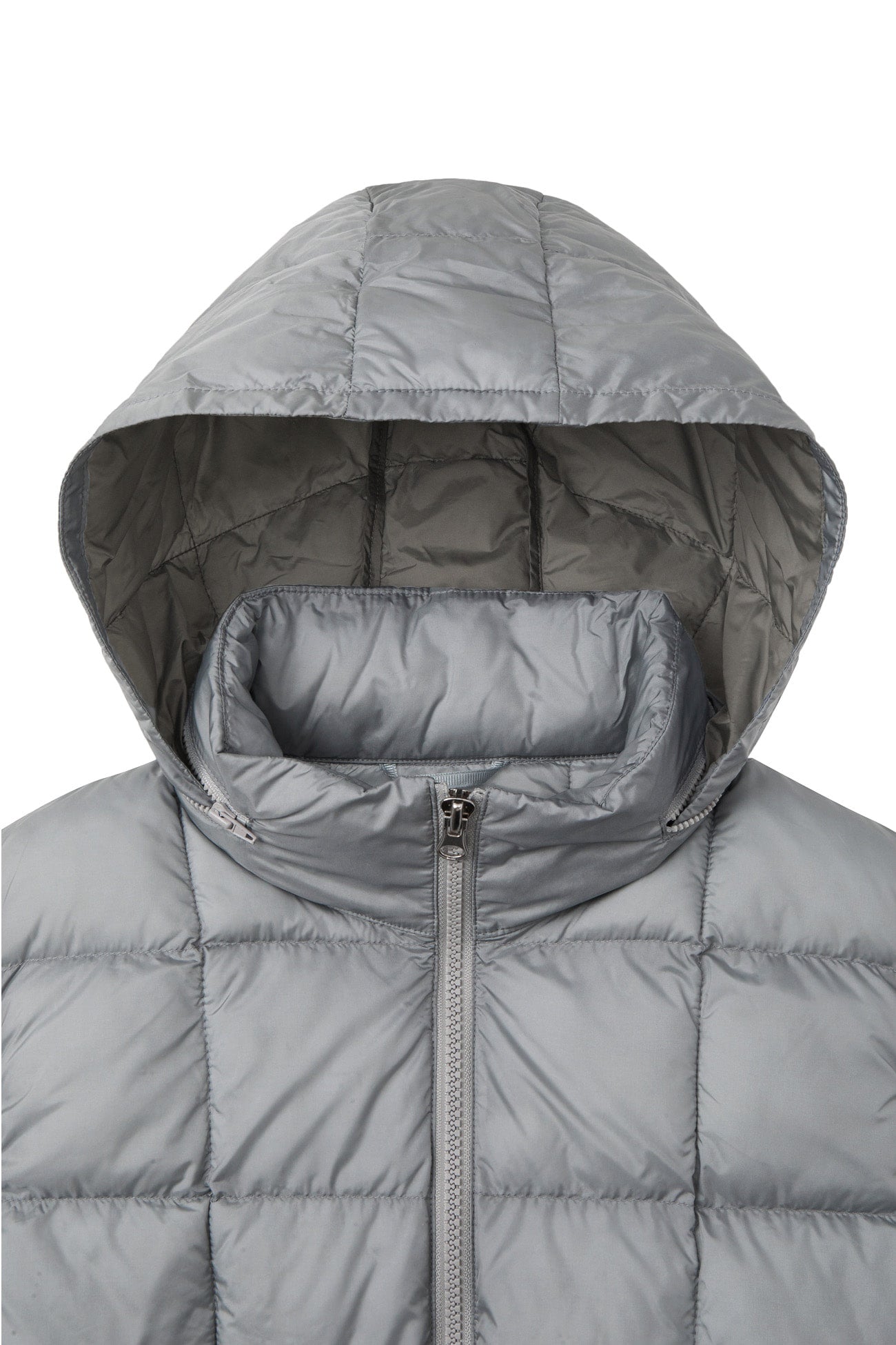Deinet - Point Wellon Hood Vest (Silver) product image 4 | TRAB K-Fashion Australia