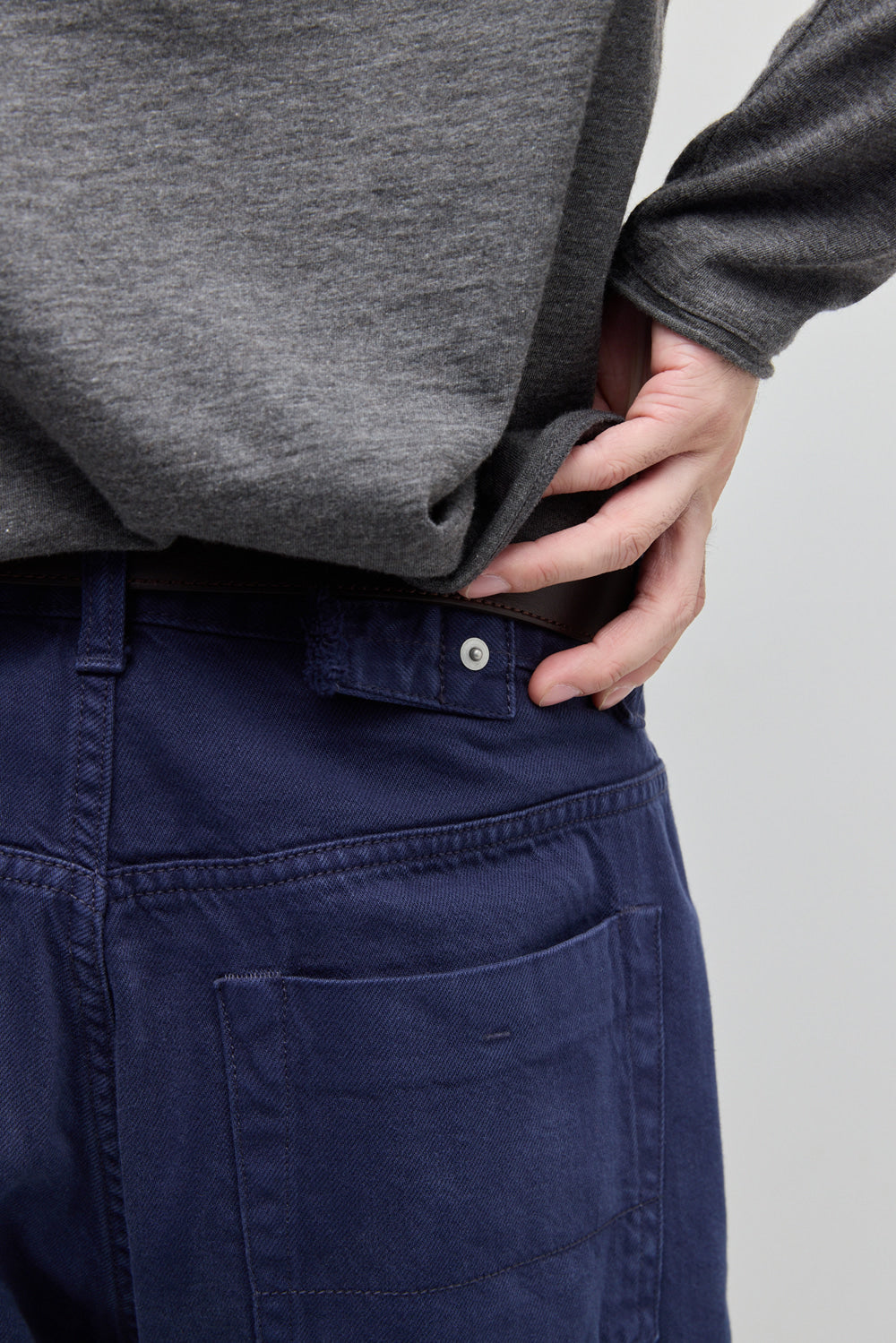 Hatchingroom - Regular Selvedge Jeans Over Dyed French (Blue) product image 15 | TRAB K-Fashion Australia
