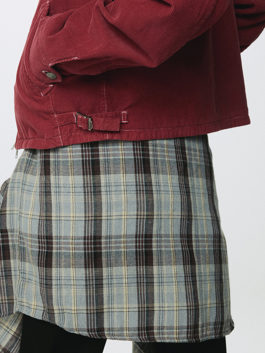 Tonywack - Garment Dyed Corduroy Zip Jacket (Faded Red) product image 7 | TRAB K-Fashion Australia