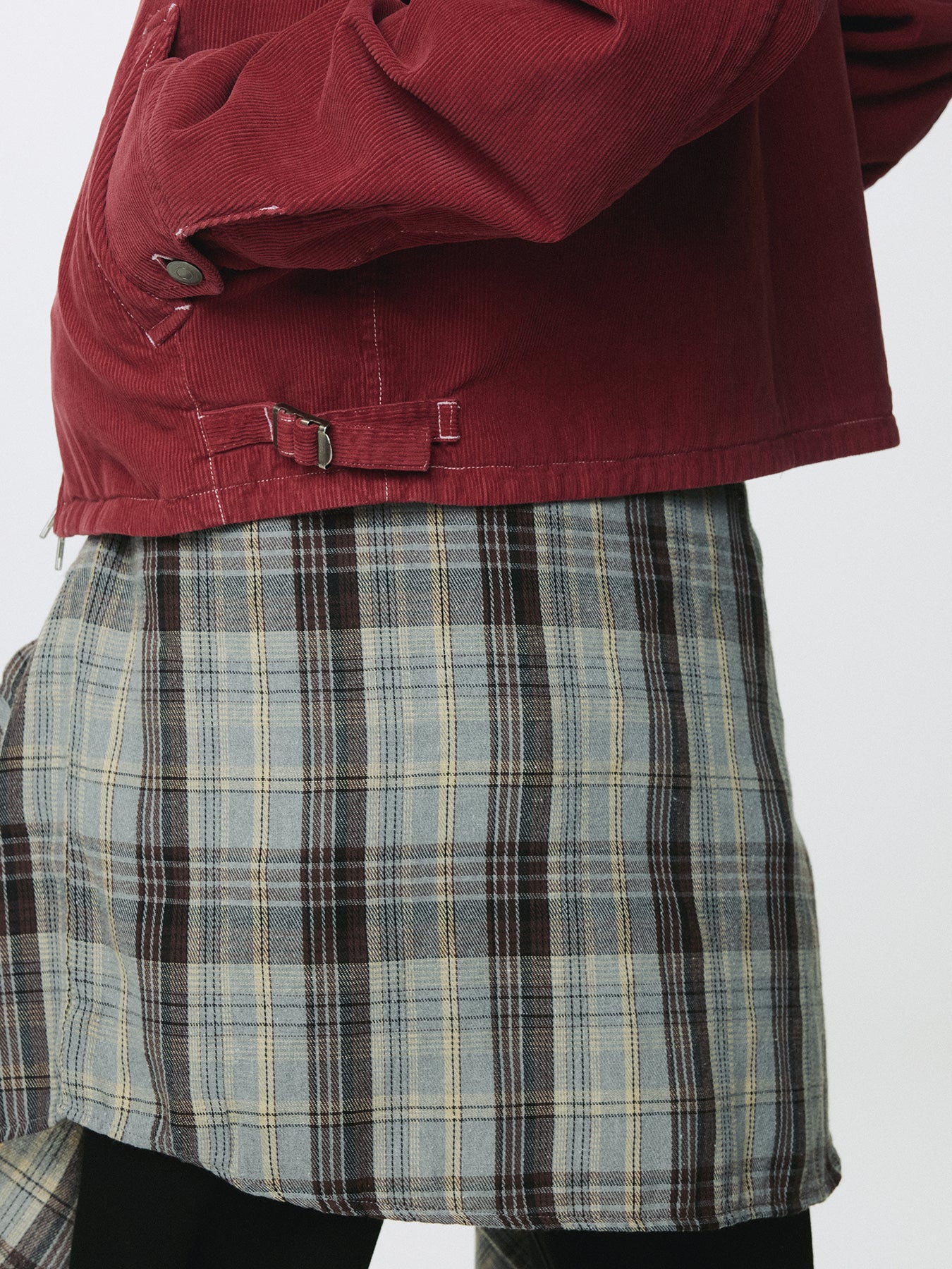 Tonywack - Garment Dyed Corduroy Zip Jacket (Faded Red) product image 7 | TRAB K-Fashion Australia