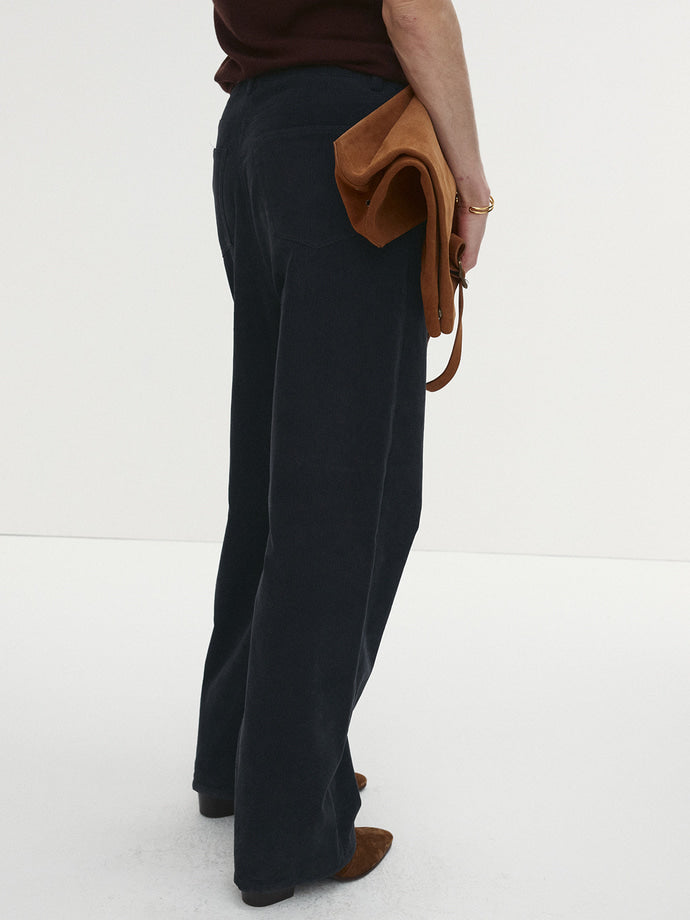 Tonywack - Corduroy Loose Flared Pants (Ink) product image 5 | TRAB K-Fashion Australia