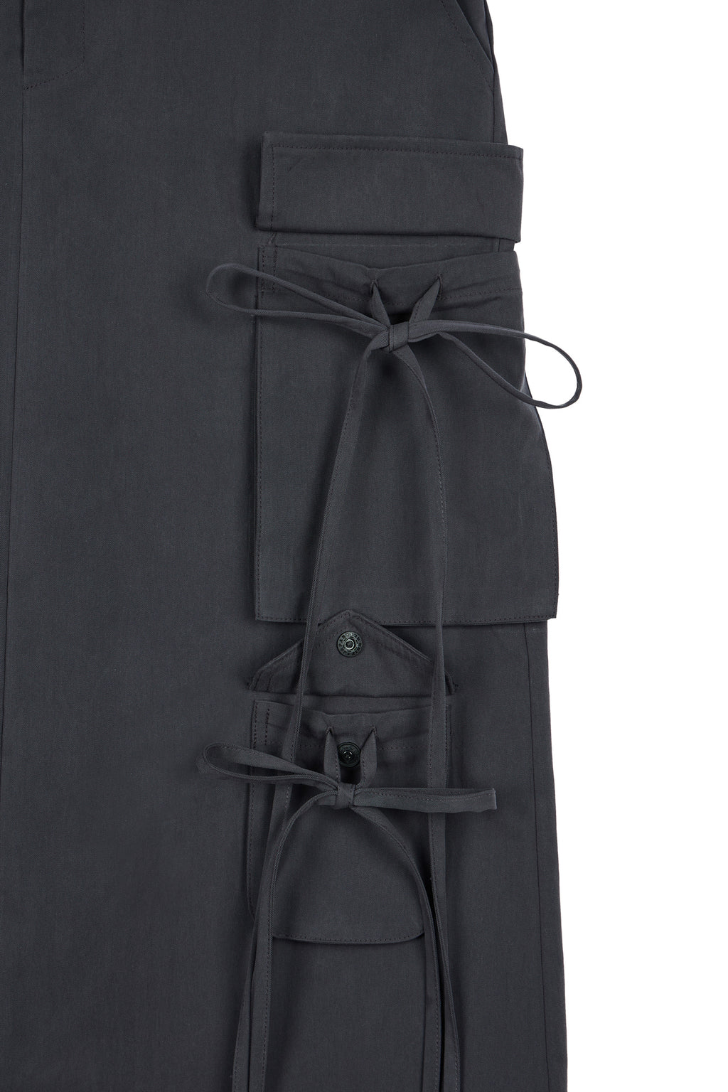 Deinet - String Point Cargo Skirt (Charcoal) product image 12 | TRAB K-Fashion Australia