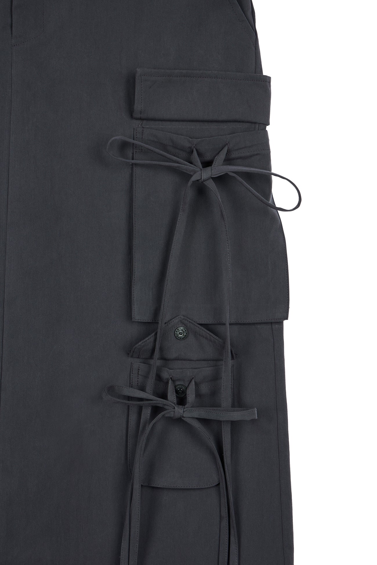 Deinet - String Point Cargo Skirt (Charcoal) product image 12 | TRAB K-Fashion Australia