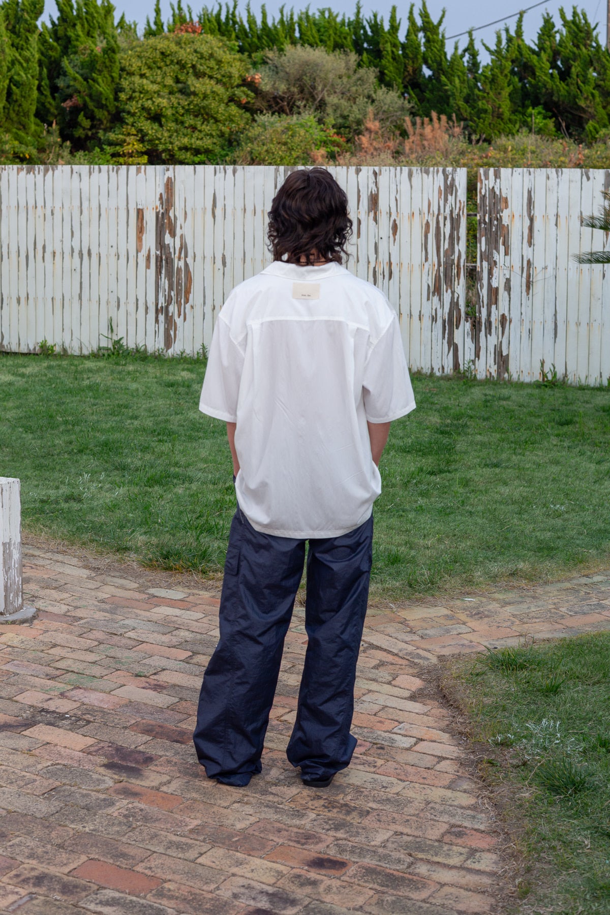 Matin Kim - Stitch Point Nylon Pants (Navy) product image 10 | TRAB K-Fashion Australia