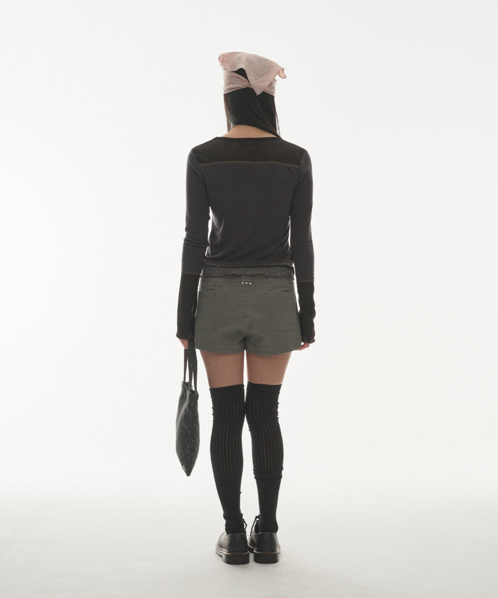 Coyseio - Net Stitch Longsleeves (Black) product image 7 | TRAB K-Fashion Australia