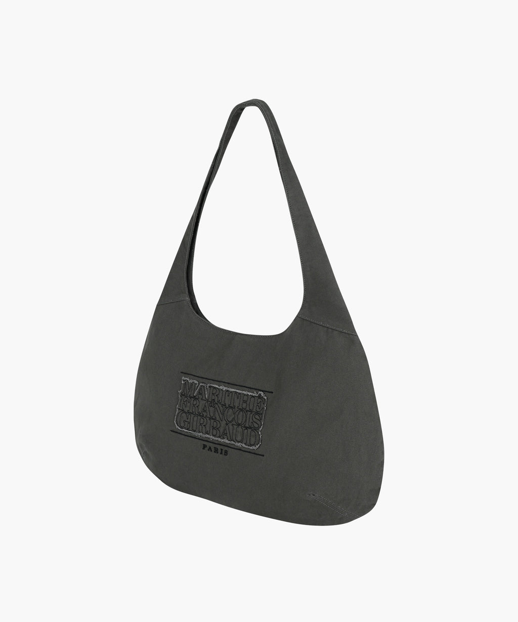 Marithe & Francois Girbaud - Classic Logo Round One Shoulder Bag (Charcoal) product image 2 | TRAB K-Fashion Australia