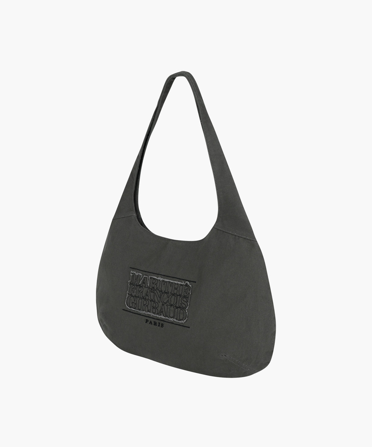 Marithe & Francois Girbaud - Classic Logo Round One Shoulder Bag (Charcoal) product image 2 | TRAB K-Fashion Australia