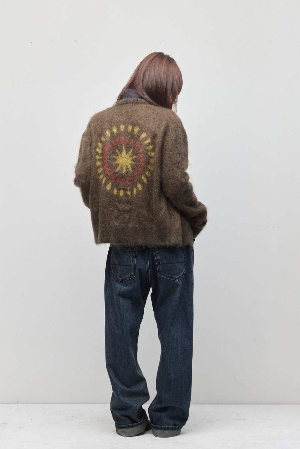 Hatchingroom - Hanabi Mohair Cardigan (Khaki) product image 9 | TRAB K-Fashion Australia