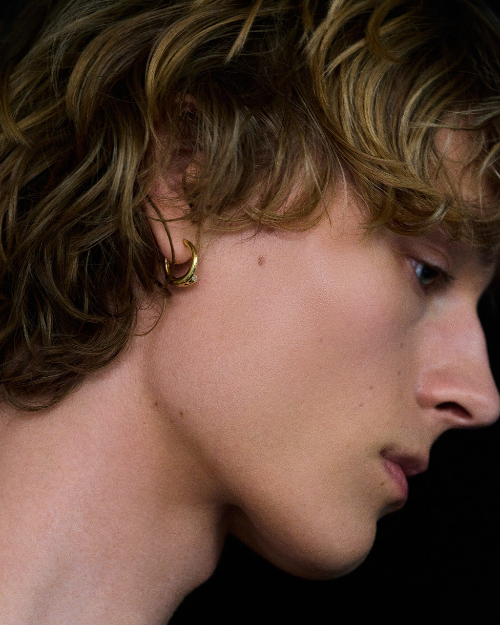 Numbering - Coil Oval Point Earring #8100 product image 5 | TRAB K-Fashion Australia