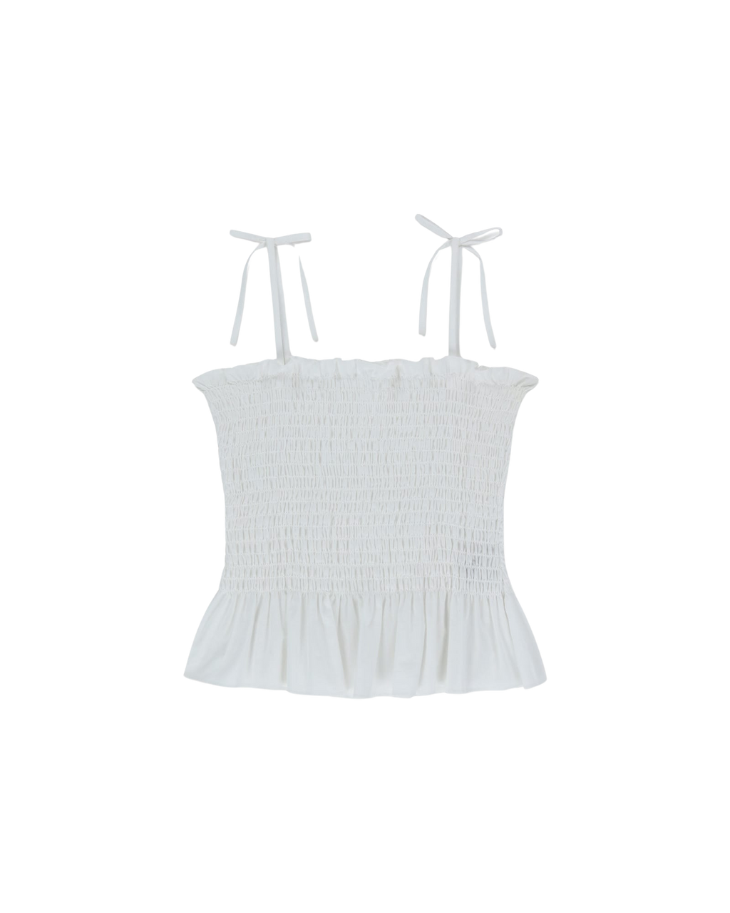 Kimhe Kim - Seersucker Smoked Top (White) product image 19 | TRAB K-Fashion Australia